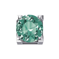 Charm Donna Oro Elements in White Gold Tsavorite DCHY9315